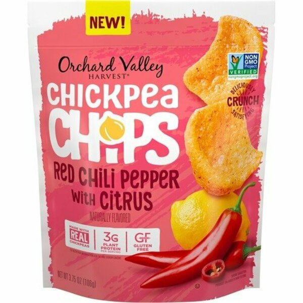 John B Sanfilippo & Son Chips, Chickpea, RedChiliPepper/Citrus, 3.75 oz, Multi, 6PK JBSV14026